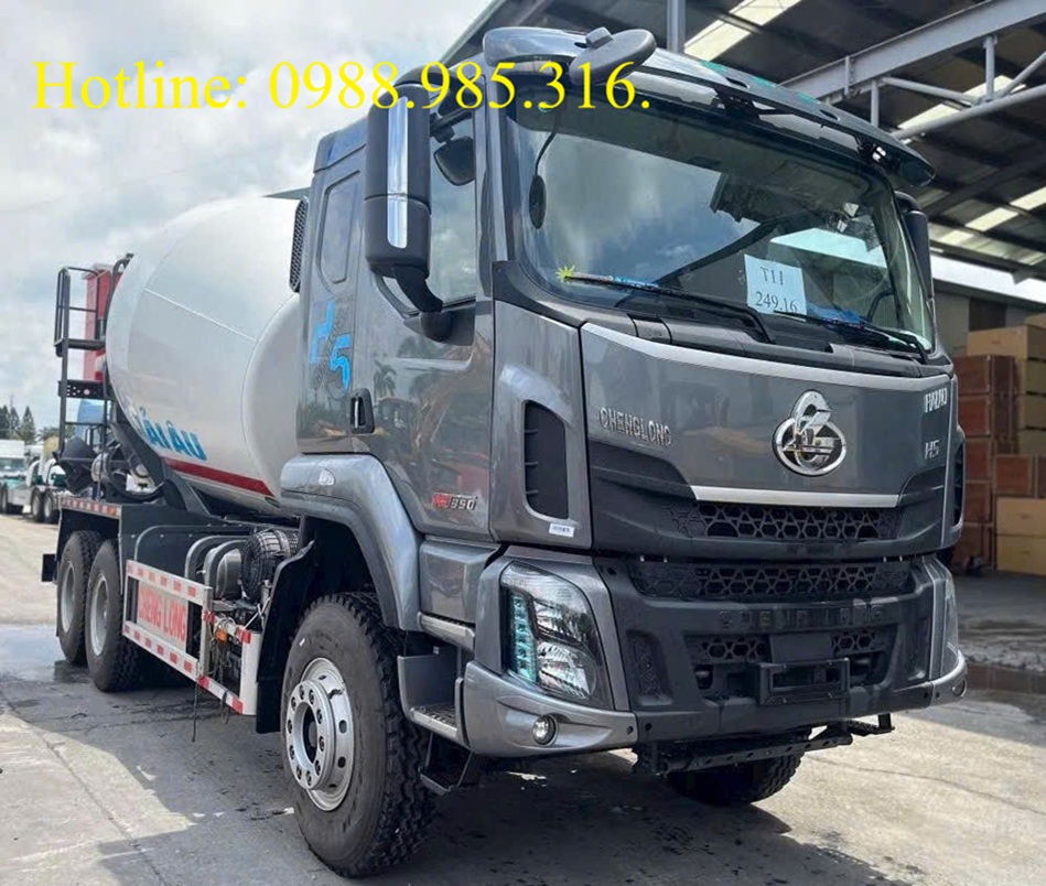 xe bồn trộn bê tông 10 khối